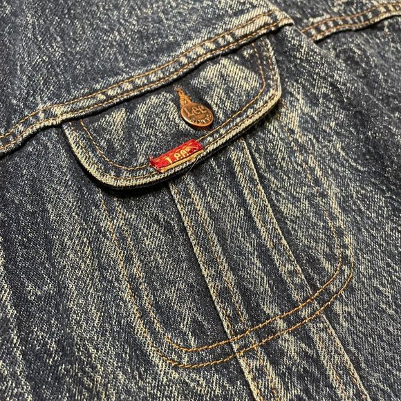Vintage Lee Riders Made in America acid wash denim jacket - Picture 3 of 7